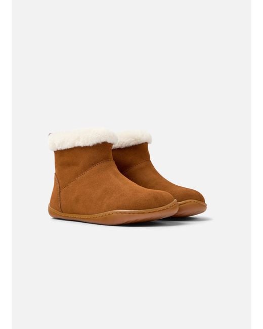 Camper Brown Ankle-Boot Kids Peu Cami Kids