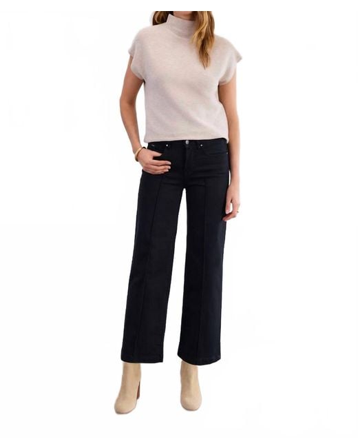 Fdj Black Olivia Wide Leg Trousers