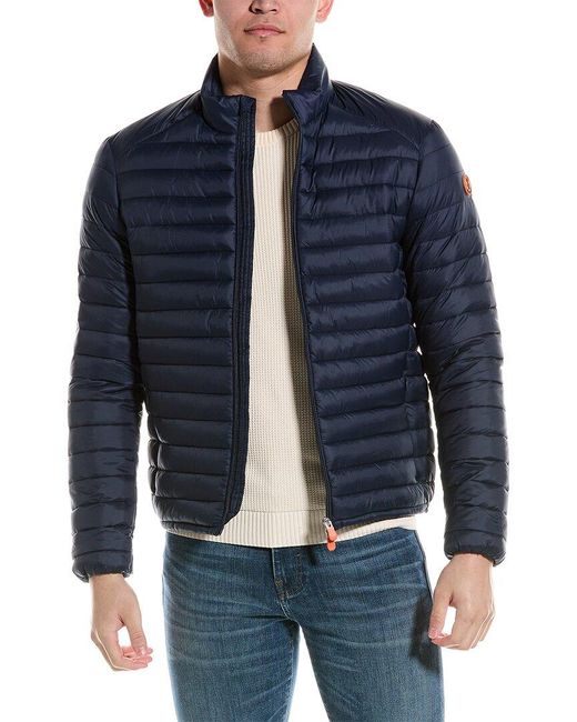 Save The Duck Blue Alexander Jacket for men