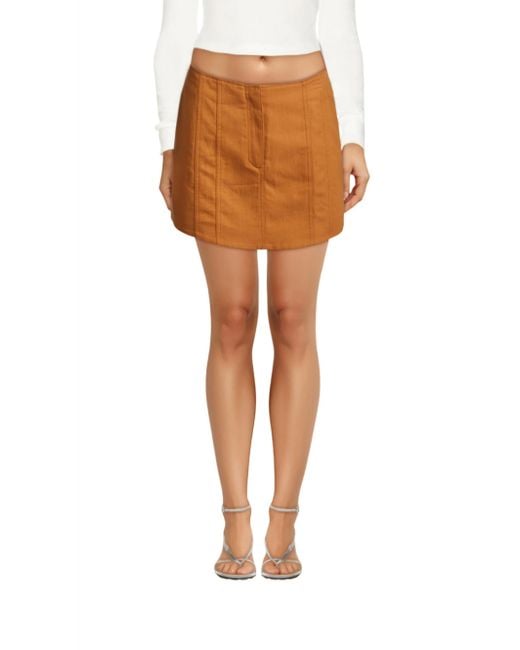 A.L.C. Orange Pia Skirt