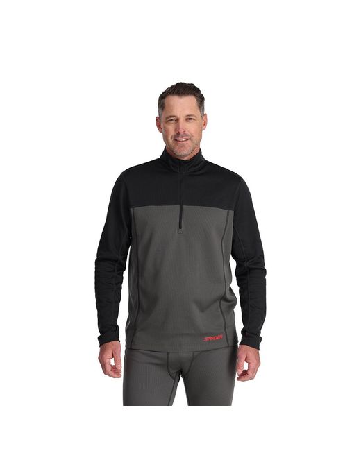 Spyder Charger 1/2 Zip Polar in Black for Men Lyst