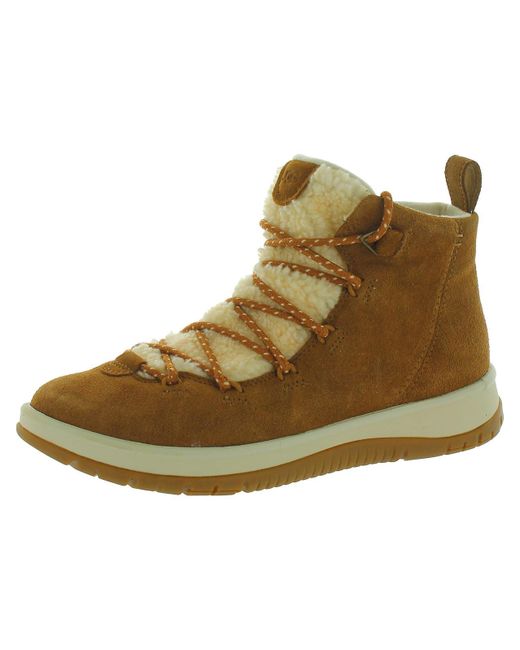 Ugg Natural Lakesider Heritage Mid Suede Lace-up Ankle Boots