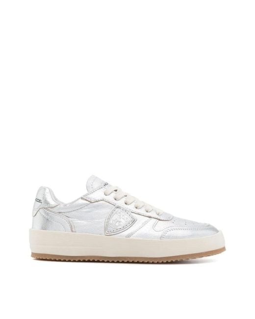 Philippe Model White Nice Low Sneakers