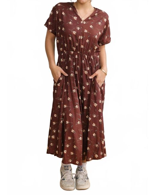 Fun 2 Fun Brown Jane Dress