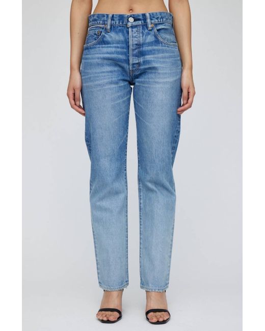 Moussy Blue Sahlen Straight Jean