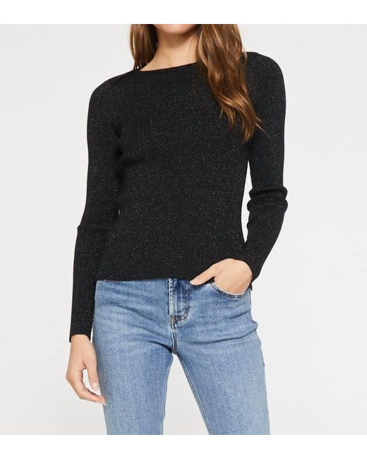 Another Love Black Sulema Lurex Sweater