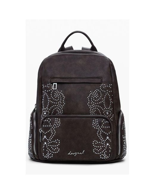 Desigual Black Polyethylene Backpack