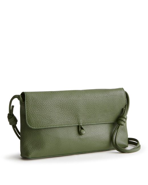 Vera Bradley Green Outlet Leather Andover Shoulder Bag