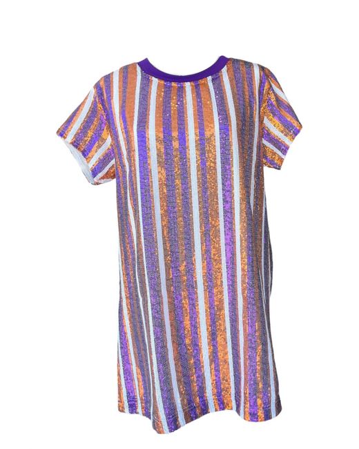 Michelle Mcdowell Pink Julia Game Day Sequin Dress