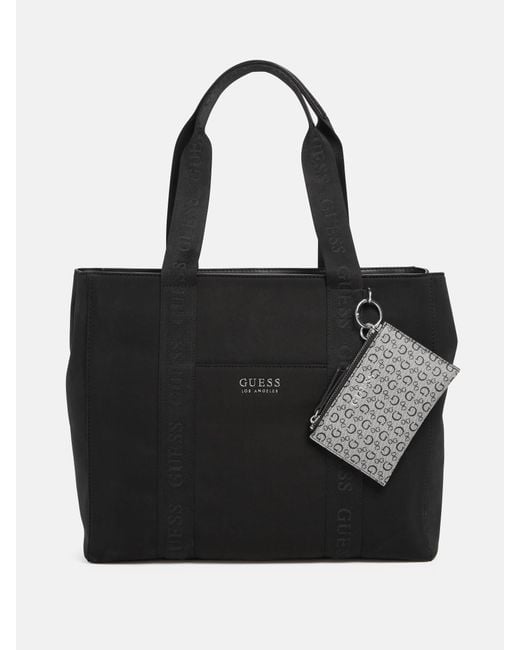 Guess Factory Black Ralphie Large Carry-all Tote Bag