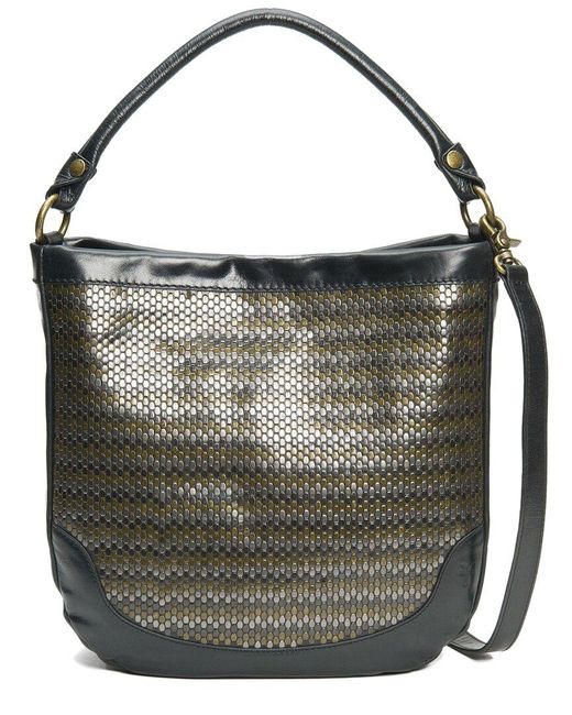 frye studded hobo