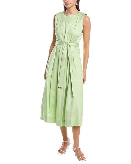 anne klein green dress Anne Klein Women's Printed Sleeveless Sheath Dress - Ink Teal Multi