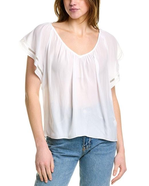 Ramy Brook White Winston Top