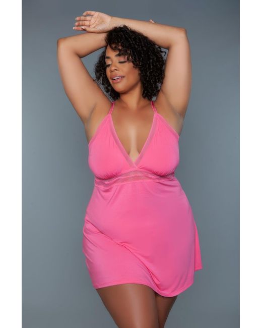 TRUEDAMES Pink Hailee Slip