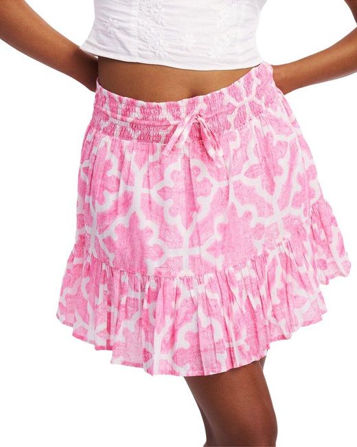 Roberta Roller Rabbit Pink Monaco Pool Peyton Skirt
