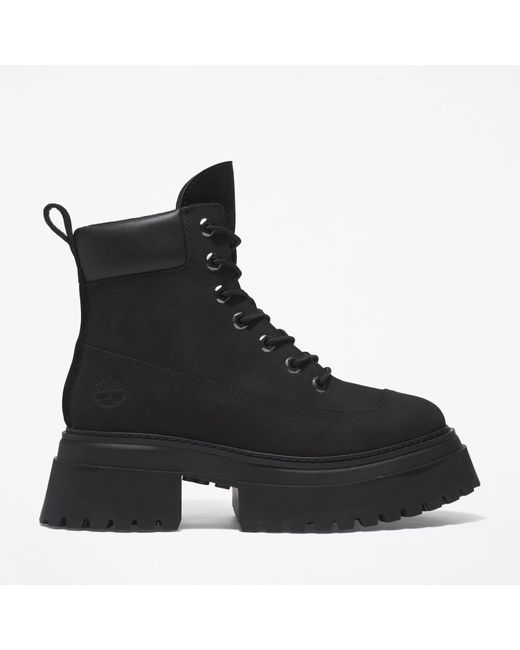 Timberland Black Sky 6 Inch Lace Up Boot Leather