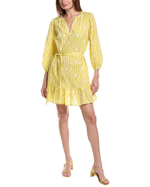 Velvet By Graham & Spencer Yellow Felicity Mini Dress