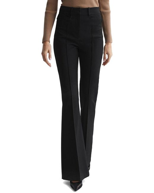 Reiss Black Dylan Flare Trouser