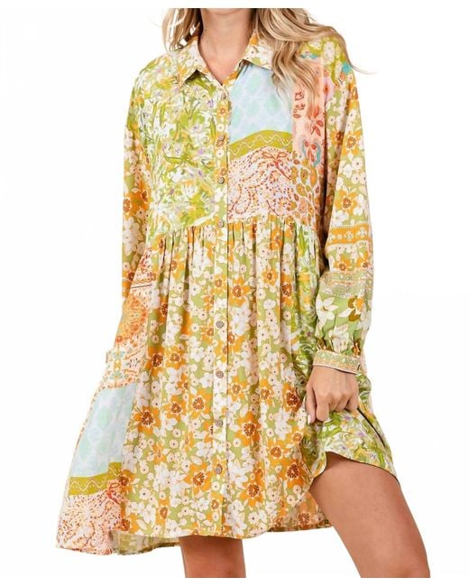 Mittoshop Yellow Story Of Us Boho Dress
