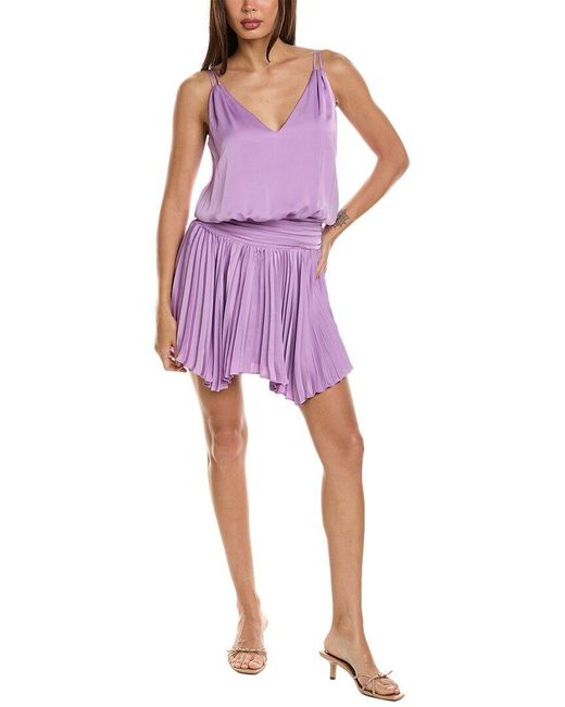 Ramy Brook Purple Alessia Mini Dress