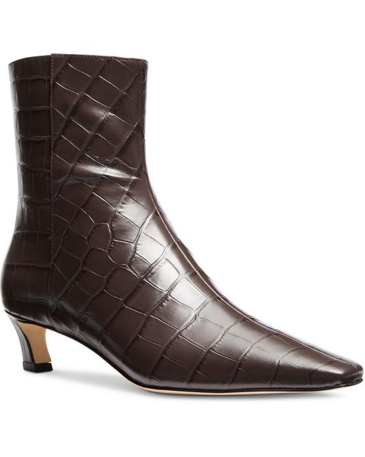 MICHAEL Michael Kors Brown 40F4Csme5E Zipper Leather Booties