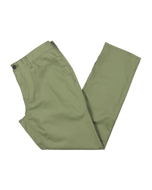 Michael Kors Green Parker Woven Slim Fit Pants for men
