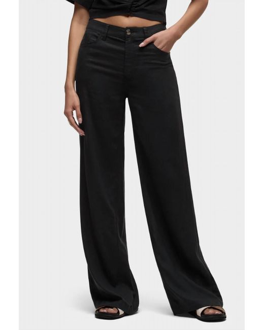 Hudson Black Jodie Loose Fit Linen