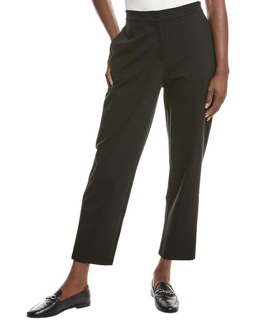 Eileen Fisher Black Slouchy Ankle Pant