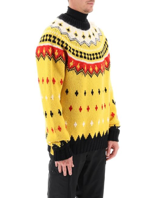 Moncler fair isle sweater shop