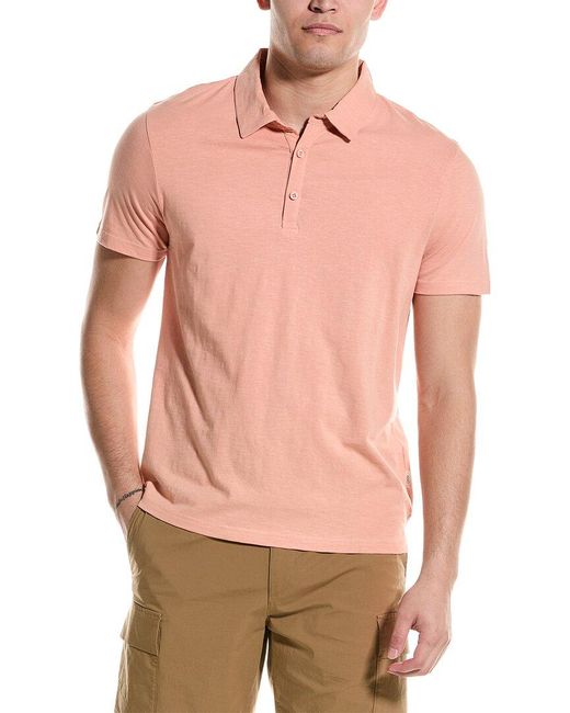 Onia Pink Polo Shirt for men