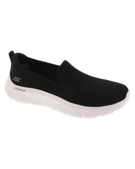 Skechers Go Walk Flex Air-cooled Slip On Slip-on Sneakers in Black | Lyst