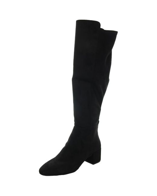 Michael Kors Black Zipper Rubber Over-The-Knee Boots