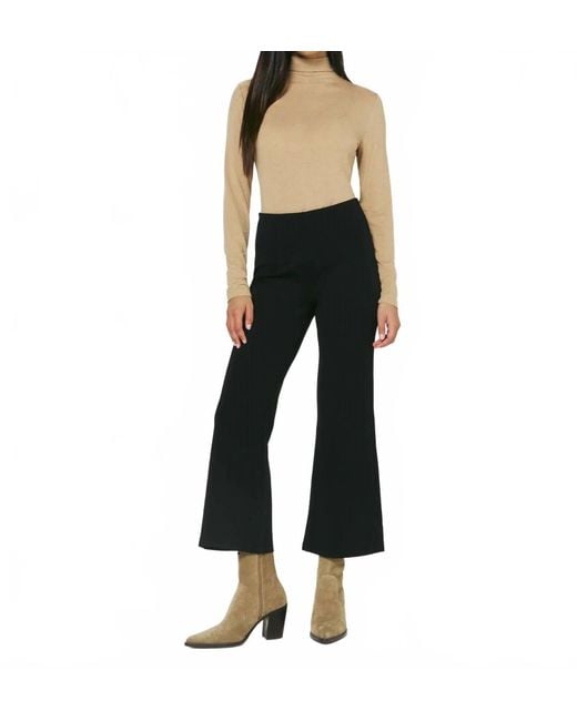 7 Diamonds Black Nyla Cropped Trouser