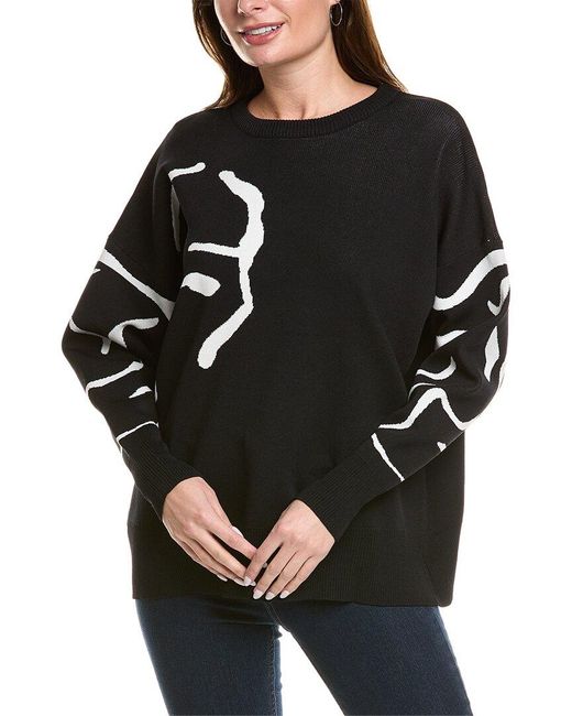 Gracia Black Dolman Sweater