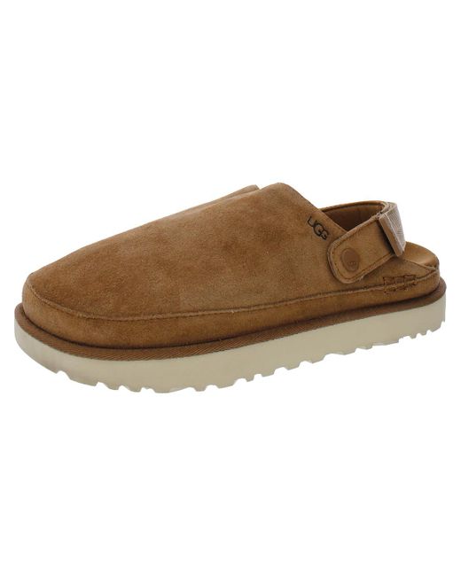 slip on suede clogs