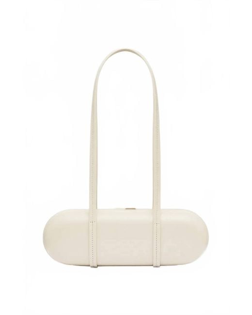 セントアグニ バッグ アイボリー St. Agni Capsule Bag in White | Lyst