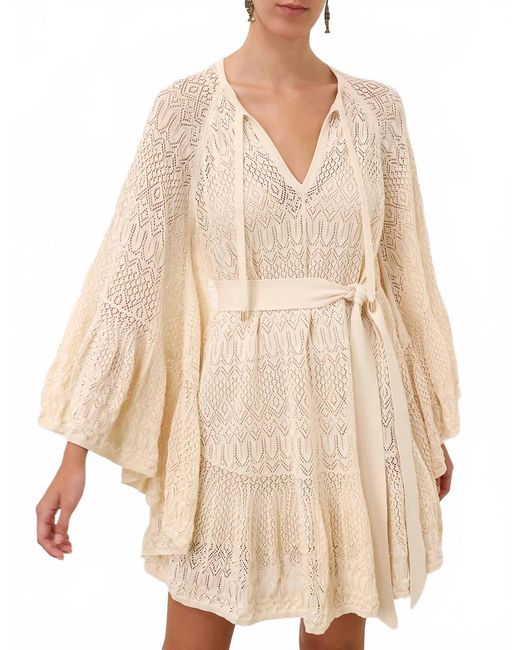 knee length dresses for ladies Coco Pointelle Lace Dress | Zimmermann