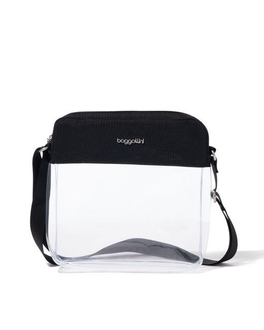Baggallini Clear Stadium Crossbody Bag in Black Lyst