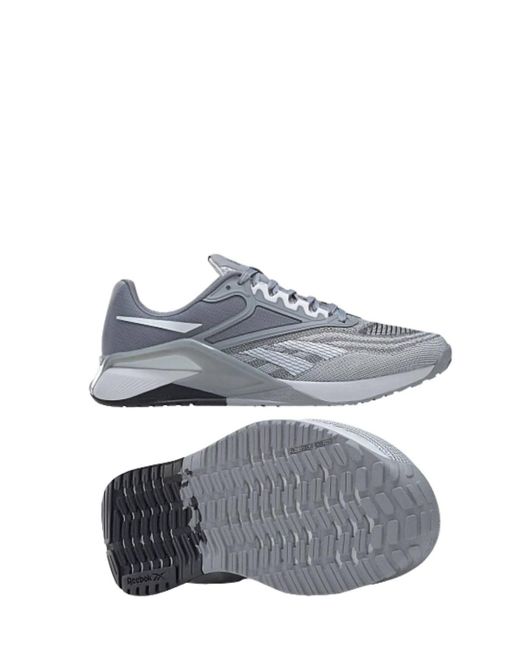 Reebok Gray Nano X2 Cross Training Shoes - D/medium Width for men