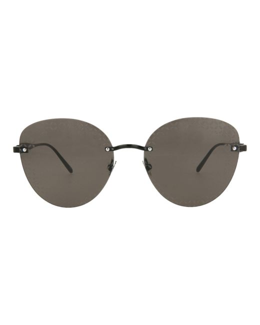 Alaïa Gray Cat Eye-frame Metal Sunglasses