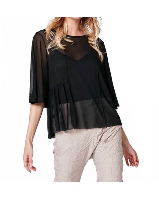 NU Denmark Black Tanja Blouse