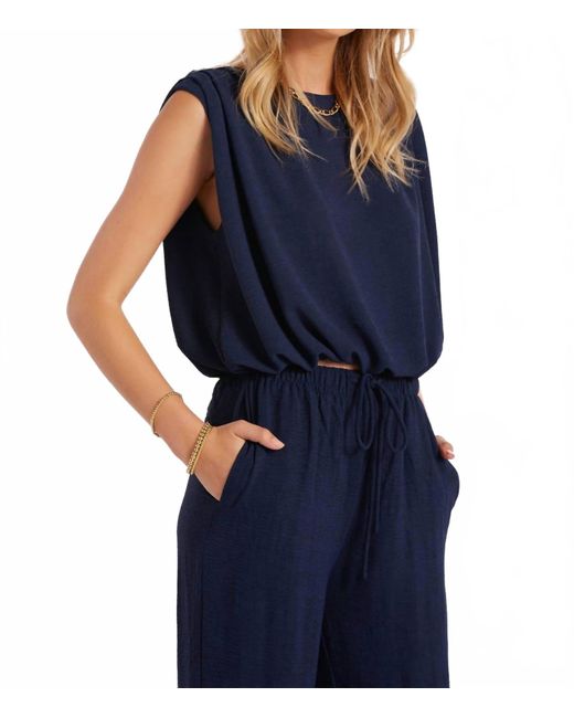 Bishop + Young Blue Serafina Top