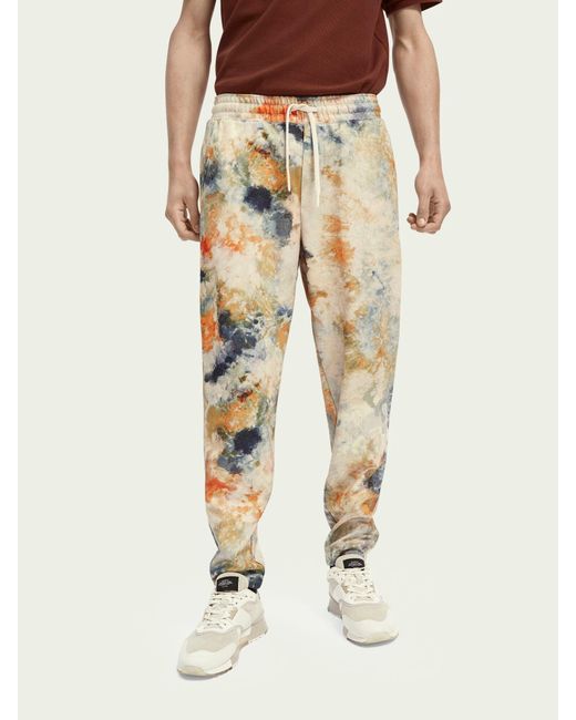 Soda Satin Relaxed Tie-dye Sweatpants 