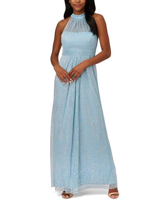 Adrianna Papell Blue Gown