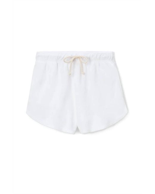 PERFECTWHITETEE White Farrah Shorts