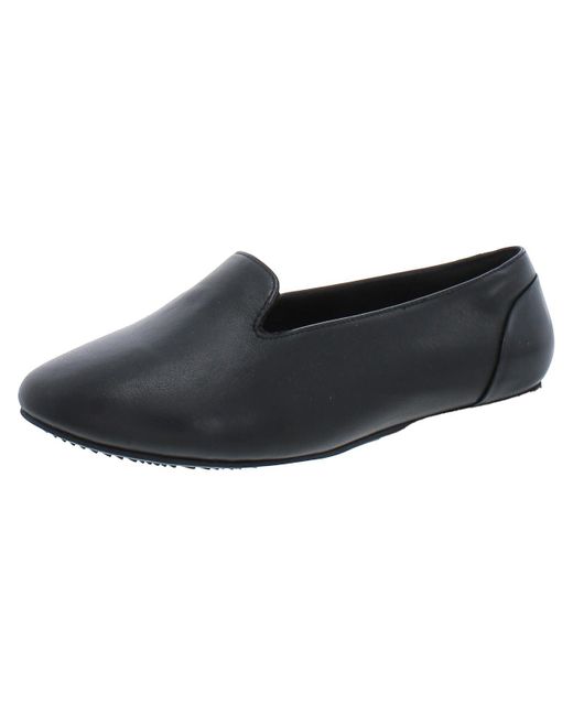 Softwalk® Black Shelby Leather Slip On Loafers