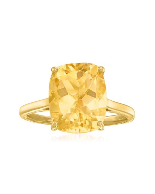 Ross-Simons Yellow Citrine Ring