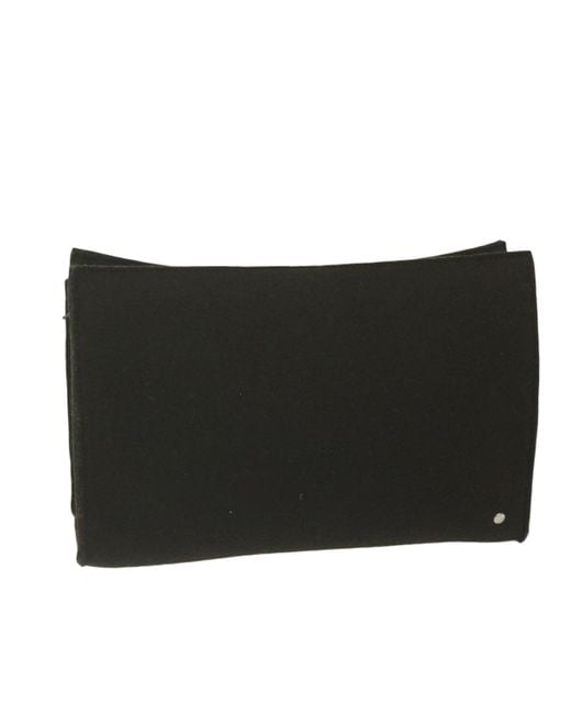 Hermès Black Wool Clutch Bag (pre-owned)