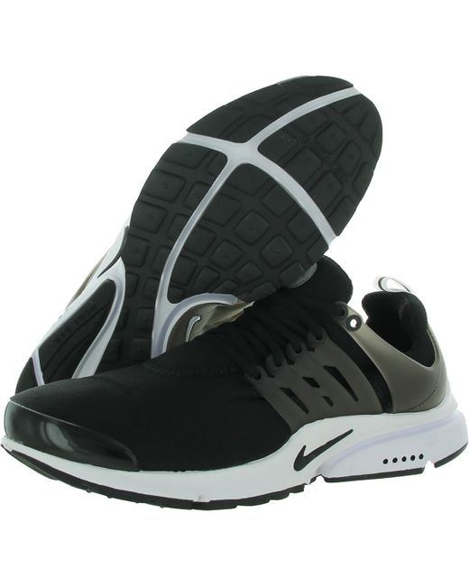 Nike Air Presto Fitness Lifestyle Running Shoes in Black for Men | Lyst