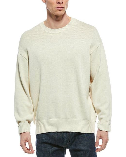 Rag & Bone Natural Clarkson Crewneck Sweater for men